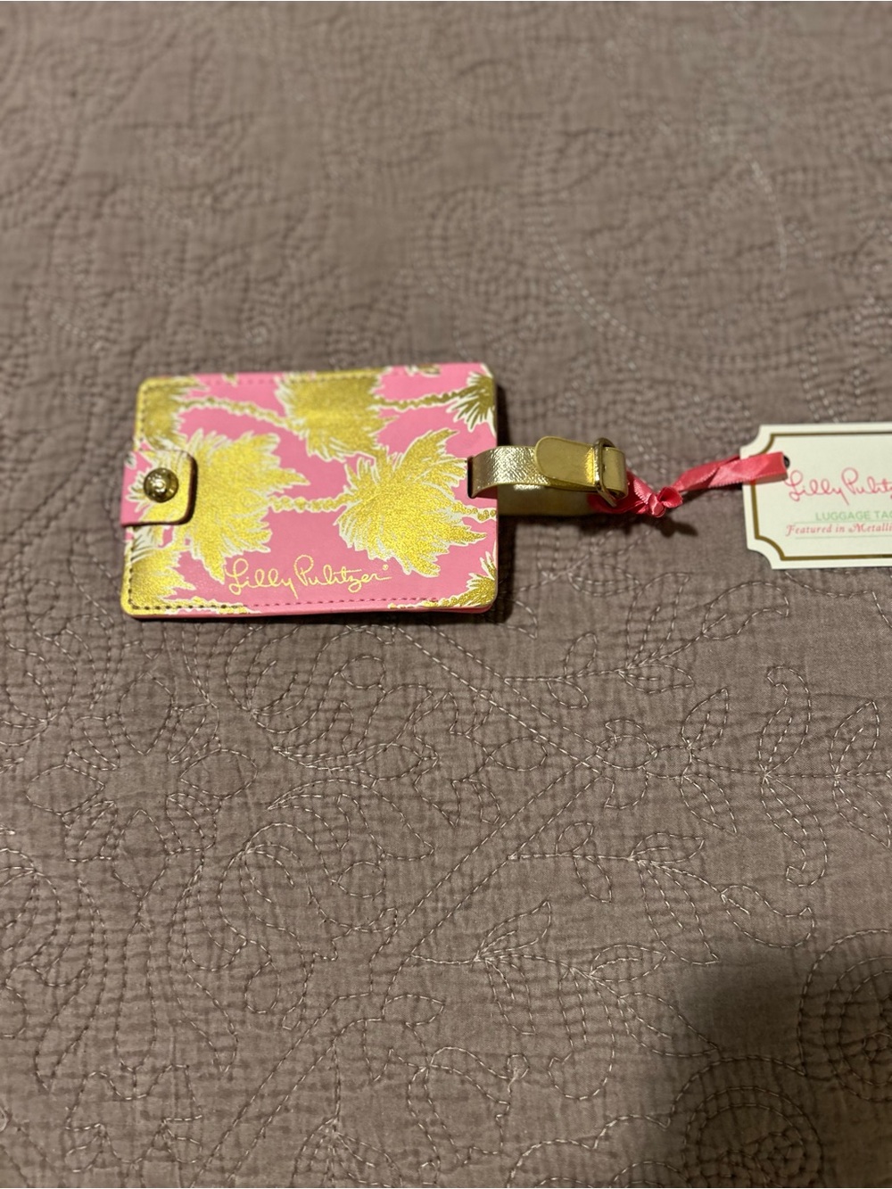 Lilly Pulitzer luggage tag